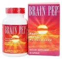 Natural Balance Brain Pep | Brain Function Supplement with Ginkgo Biloba, Kola Nut | Helps Support Improved Memory, Focus & Mental Clarity | 60 Capsules