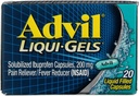 Advil Pain Reliever/Fever Reducer Liqui-Gels 20 CP - Buy Packs and Save (Pack of 2)