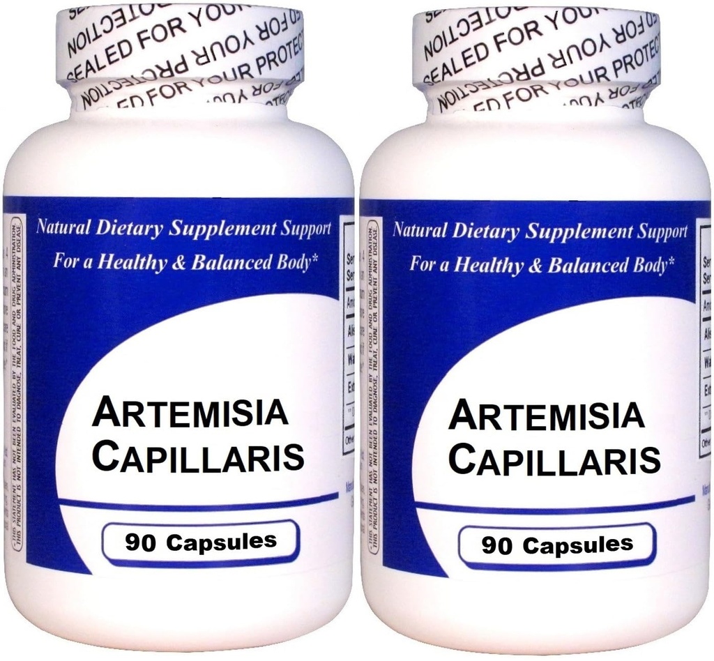 Artemisia Capillaris (90 Capsules)-Concentrated Herbal Extract - Dietary Supplement - 2 Pack