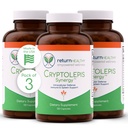 Cryptolepis Synergy, Immune Support Vitamins, Immune System Booster for Adults, Liver, Lymphatic, & Immune Support Supplement, Supports Lyme & Natural Parasite Defense, 120 Capsules, 3 Pack