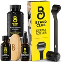 The Beard Club Derma Roller & Essential Beard Kit - Beard Roller, Beard Oil, Beard Spray, Beard Vitamins