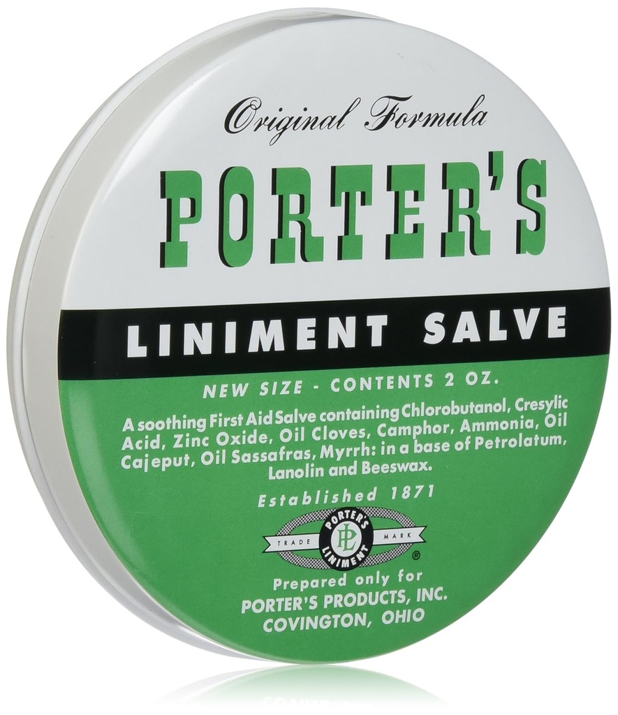 Porter's Liniment Salve, 2 Ounce