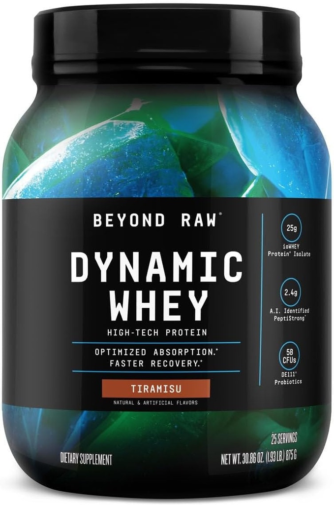 Beyond Raw Dynamic Whey High-Tech Protein - Tiramisu (25 Servings)