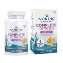 Nordic Naturals Complete Omega Junior | 283 Mg Omega 3 Fish Oil For Kids | EPA & DHA Supplement With Gla, Oa | Omega 3 6 9 Dietary Supplement | Lemon Flavour | 90 Softgel (Mini)