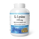 Natural Factors - L-Lysine, Supports Healthy Immune System Function, 180 Vegetarian Capsules