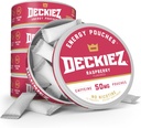 Deckiez Energy Pouches, 5 Cans (100 Servings), Sugar Free Caffeine Supplement, Coffee Pouches & Energy Drink Alternative, 50mg Caffeine Pouches, Raspberry Flavor