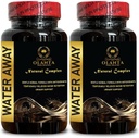 WATER AWAY COMPLEX - fluid pills for water retention, Water out pills, Natural water retention pills, diuretic water pills, water pills vitamins, Milk Thistle - 2 Bottles