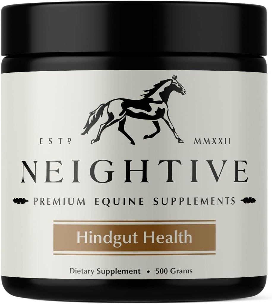 Hindgut Health Supplement by Neightive - Reduce Ulcers - Relieve Colic, Diarrhea, and Performance Issues in Horses - Improve Behavior, Appetite, and Coat - Increase Weight Gain - Equine Gut Health
