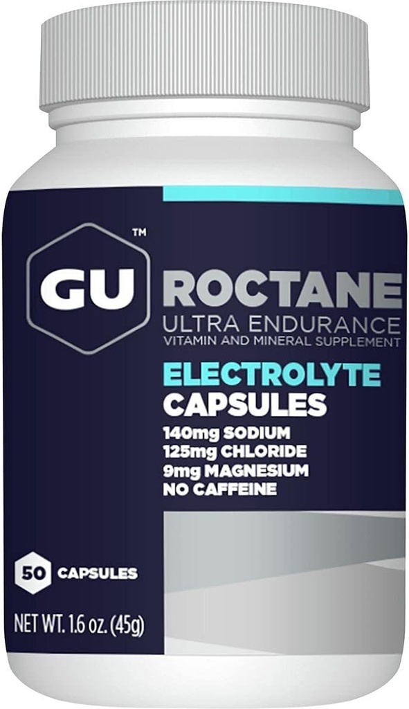 GU Roctane Electrolyte Capsules One Color, 50 Caps