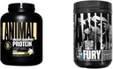 Animal Whey Isolate Whey Protein Powder – Isolate Loaded for Post Workout and Recovery & Fury - Pre Workout Powder Supplement for Energy and Focus