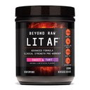BEYOND RAW LIT Advanced Pre Workout Formula, Sweet and Tart, for Energy, Focus, Endurance, Pumps, with 300mg Rapid and Targeted Release Caffeine, Creatine, Betaine, Beta Alanine, Taurine, 20 Servings