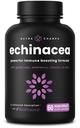 NutraChamps Echinacea Capsules 1000mg - 8-in-1 Immune Support Supplement - Echinacea Goldenseal, Vitamin C, Zinc, Ginger, Elderberry - 60 Capsules