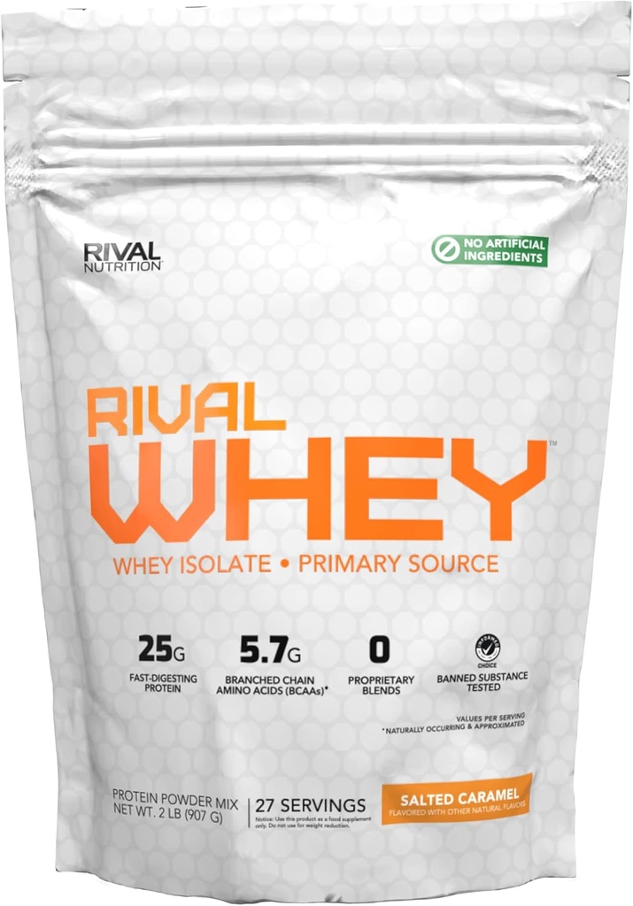 Naturally Flavored Rival Whey - Salted Caramel 2lb