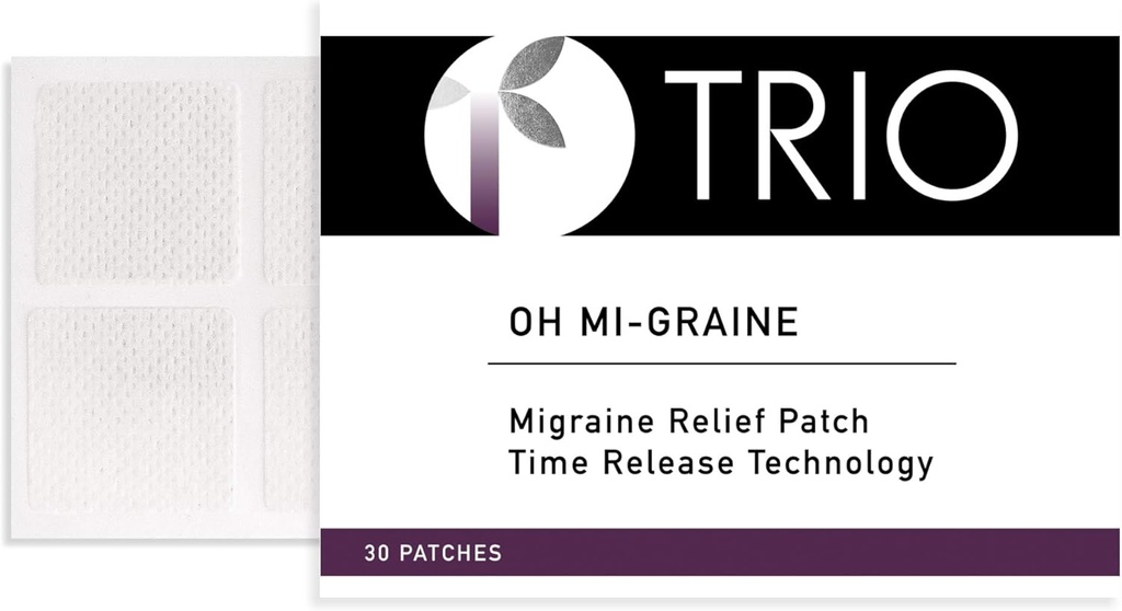 Trio Oh-Mi-graine Migraine Relief Patch
