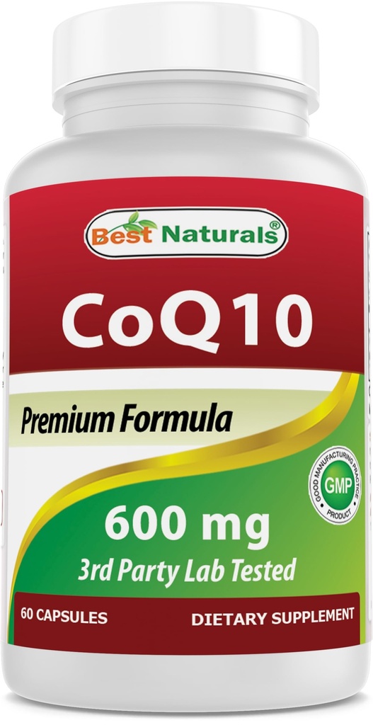Best Naturals CoQ10 600 mg 60 Capsules (817716013725)