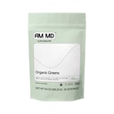 Amy Myers MD Organic Greens Powder - Supports Energy & Gut Health - USDA Organic Superfood Blend with Spirulina, Chlorella, Barley Grass - 270g (30 Servings)