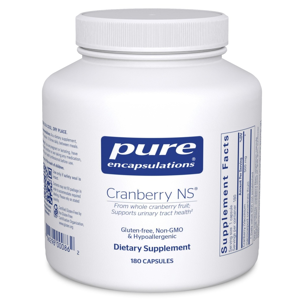 Pure Encapsulations Cranberry NS | Hypoallergenic Supplement to Support Urinary Tract Health |180 Capsules