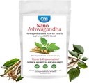 One Planet Nutrition Nano Ashwagandha Leaf & Root Powder 8 oz (227 Servings), 10:1 Extract, Supports Mental Clarity, Non-GMO, Vegan, Gluten-Free