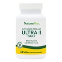 NaturesPlus Ultra II Daily - 60 Tablets - Multivitamin with Whole Foods for Overall Well-Being - Supports Energy & Immune Health - Sustained Release - 60 Servings