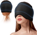 Migraine Ice Head Wrap Headache Relief Hat for Migraine with Cold & Hot Therapy Flexible Ice Head Wrap for Puffy Eyes Cold Compress Headache Relief Cap for Tension Sinus & Stress