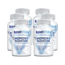 Research Verified Memory Booster - Nootropic Supplement - Enhance Cognition and Memory - Lion’s Mane, Ginkgo Biloba, BioPerine - 6 Month Supply - Non-GMO - Made in the USA