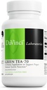 DaVinci Labs Green Tea-70 - Dietary Supplement to Support the Immune System, Cardiovascular Health and Cholesterol Health - With Green Tea Extract - Decaffeinated - Gluten-Free -60 Vegetarian Capsules