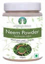 AYURVEDASHREE Neem Leaf Powder 100 Gm | Azadirachta Indica | Wild Crafted Neem Leaf Powder | Very Bitter Neem Supplement for Skin Hair and Detox | Non GMO, Gluten Free, Vegan
