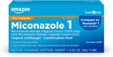   Basic Care Miconazole Nitrate Vaginal Insert 1200 mg and Miconazole Nitrate Cream 2 Combination Vaginal Yeast Infection, White, 0.32 Ounce (Pack of ), 1 Count