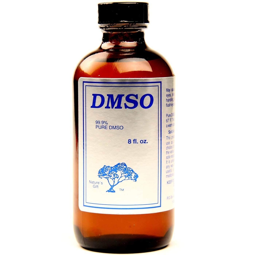 Nature's Gift 99.9% DMSO Liquid - Glass Bottle 8 Fl Oz