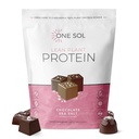 One Sol Lean Plant-Based Protein Powder, Pea & Brown Rice Protein, Low Carb, Vegan Friendly - Gluten, Lactose, & Soy Free - No Added Sugar, Non-GMO, Clean Nutrition, No Bloating (Chocolate Sea Salt)