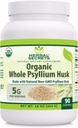 Herbal Secrets Whole Psyllium Husk Powder Supplement | 5 Grams per Serving | Non-GMO | Gluten-Free | Made in USA (16 Oz, 1 Pack)
