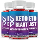 (3 Pack) Keto Blast Gummies, Maximum Strength, Original Keto Blast Gummy, Advanced Formula, 3 Month Supply