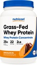 Nutricost Grass-Fed Whey Protein Concentrate (Chocolate Peanut Butter) 2LBS - Post Workout Powder Supplement, Non-GMO