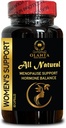 Women's Support - Black Cohosh Organic | Support Help Alleviate Hot Flashes | Wild yam and chasteberry | Hot Flashes with Red Clover - 1 Bottle 60 Capsules