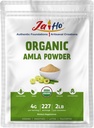Jai Ho Organic Amla Berry Powder (Amalaki), 2 LB - Rich in Antioxidant Vitamin C | Supports ImmunityGluten Free, Vegan, Non-GMO - Resealable Zip Lock Pouch