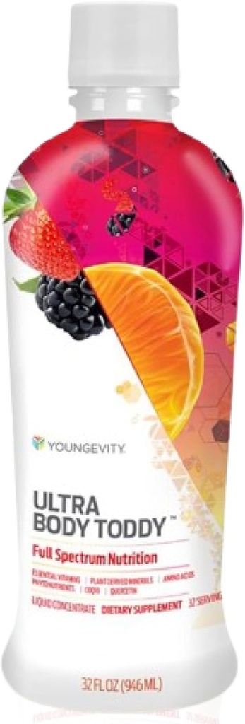 Youngevity Ultra Body Toddy™ - 100+ Nutrient Mega Multi-Vitamin Mineral Supplement for Men and Women - Enhanced Absorption - Phytonutrients - Amino Acids (32 Fl Oz, Pack of 2)