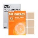 Veru Wellness Bariatric Multi, B12 with Iron - Post Bariatric Gastric Bypass and Sleeve Gastrectomy - Non Ingest Patch - 60 Patches