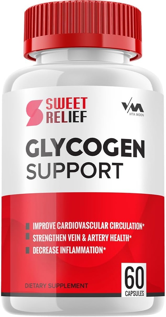(1 Pack) SweetRelief Glycogen – Sweet Relief Capsule Cleaner, SweetRelief Pills, Advanced Formula for Overall Wellness, Sweet Relief Glycogen Reviews, 60 Capsules