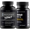 Nugenix Essentials Shilajit and Total-T Testosterone Booster for Men