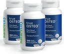 NatureCity True-Osteo Plant-Based Supplement for Bone Strength | AlgaeCal Calcium & Magnesium, Plant-Based Vitamin D3, Vitamin K2, Silicon| Gentle on Stomach (360 Capsules)