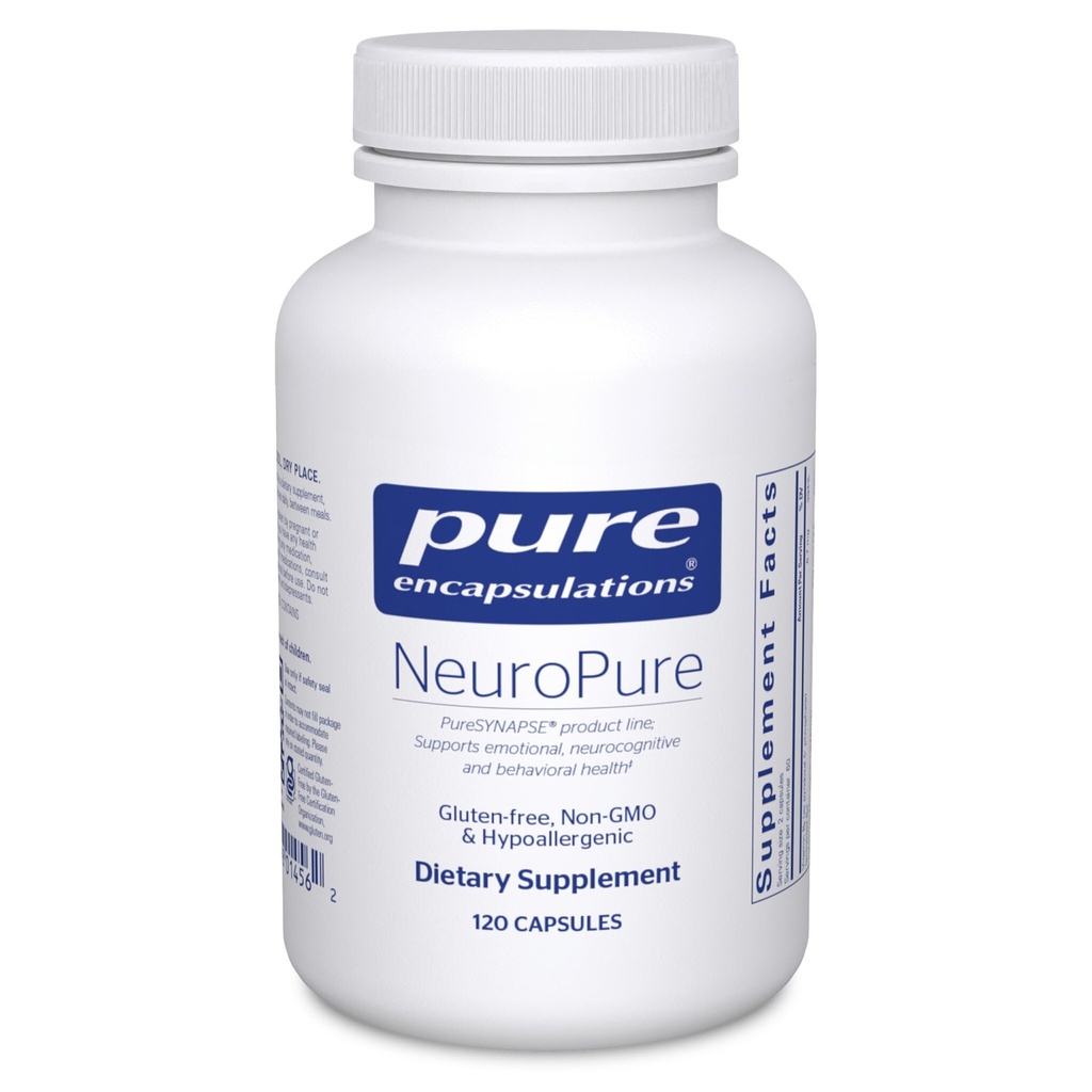 Pure Encapsulations NeuroPure | Hypoallergenic Supplement with Enhanced Support for Calmness and Stress Relief* | 120 Capsules