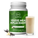 MRM Nutrition Veggie Meal Replacement Protein - Vanilla Bean Flavored, 22g Vegan, for Women & Men, Macronutrient Formula with Enzymes & Amino Acids - 28 Servings