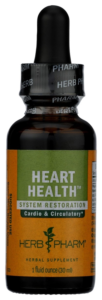 Herb Pharm Heart Health Liquid Herbal Formula with Hawthorn for Cardiovascular System Support, 1 Oz