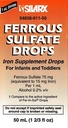 FERROUS SULF DROPS 15MG/ML*SIL 50 ML
