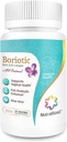 NutraBlast Boric Acid Vaginal Suppositories Complex w/Aloe Vera & FOS Prebiotic Enhancer | All Natural Boriotic | Made in USA (30 Count)