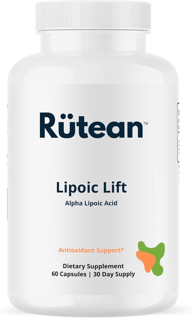 Alpha Lipoic Acid - Lipoic Lift - for Liver Support, Nerve Health & Cardiovascular Health - Premium Alpha Lipoic Acid - 60 Capsules - Gluten Free, Vegetarian Capsules, Soy Free & Non-GMO
