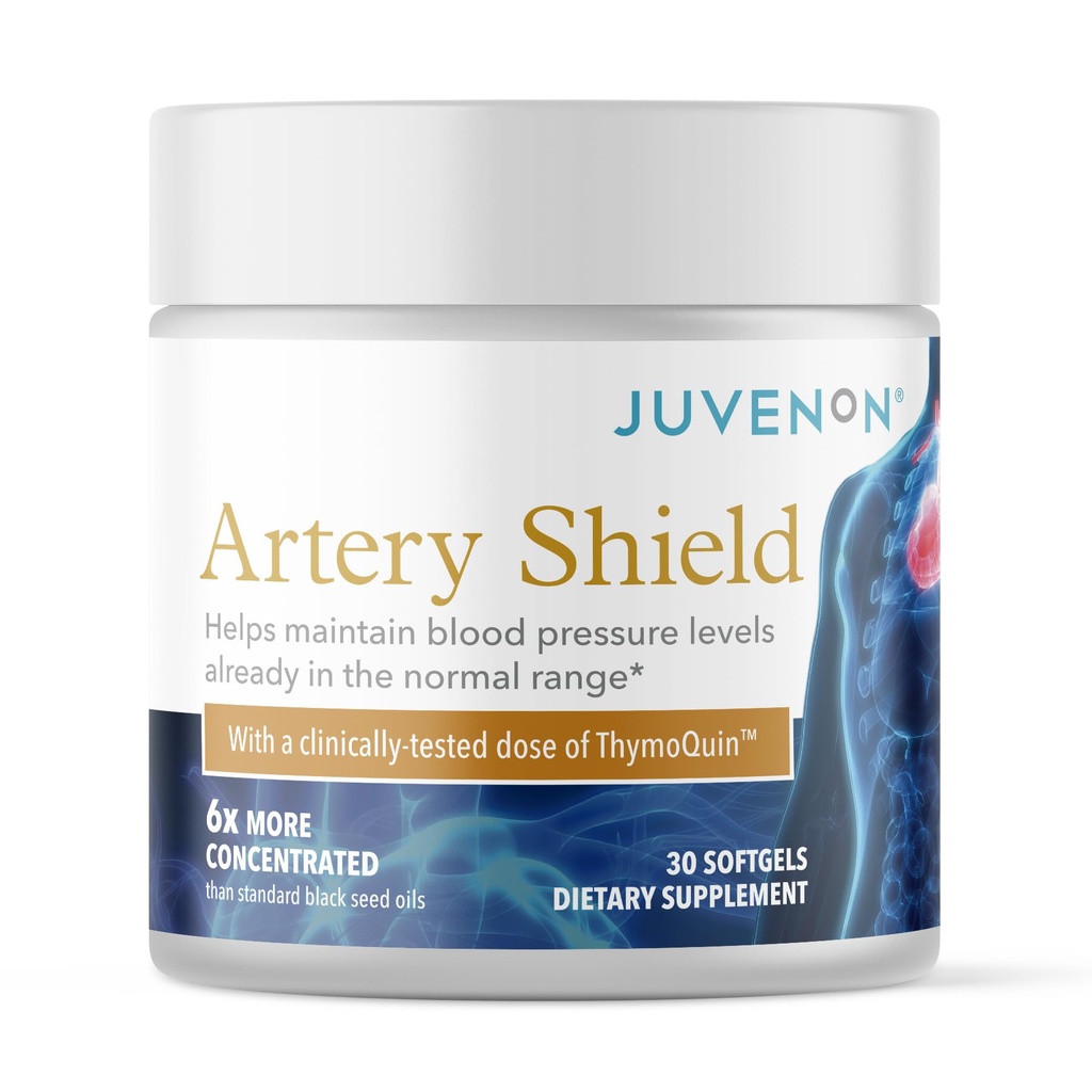 Juvenon Artery Shield - Supplement with Black Seed Oil
