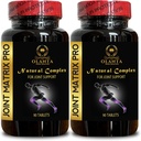 Joint Matrix PRO Complex - Supplements for Knee and Joint Health, Joint Support, Non-GMO, Gluten & Soy Free, Flexibility and Mobility - 2 Bottles