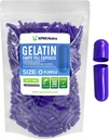 XPRS Nutra Size 0 Empty Capsules - 500 Count Empty Gelatin Capsules - Pills DIY Capsule Filling - Pure Bovine Pill Gel Caps for Do-It-Yourself Supplements (Purple)