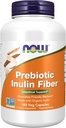 NOW Foods Supplements, Prebiotic Inulin Fiber, Intestinal Support*, Nourishes Friendly Bacteria*, Made with Organic Inulin, 180 Veg Capsules